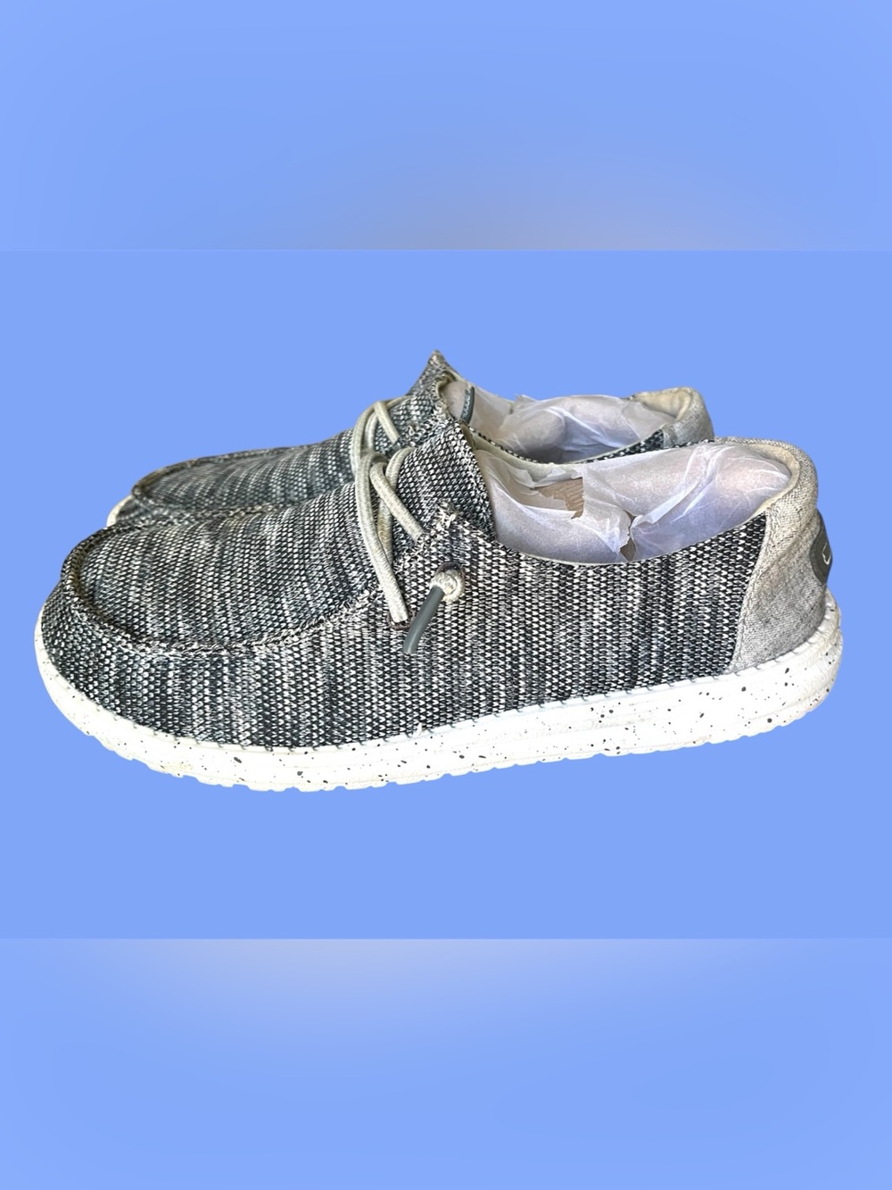 Hey Dude Wendy Sox Gray Knit